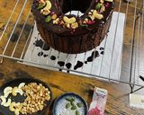 100均のシフォン型チョコシフォンケーキ作り方21写真