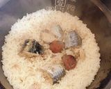 サバ缶と梅干しの炊き込みご飯作り方4写真