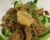 きゅうりと搾菜の姜葱醤和え作り方3写真