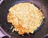 離乳食にも★キャベツだけの簡単お好み焼き作り方4写真