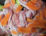 ブロッコリーと豚バラ肉の蒸し焼き作り方4写真