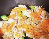 ブロッコリーと豚バラ肉の蒸し焼き作り方5写真