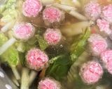 肉団子と春雨の基本スープ　アレンジ自由作り方3写真