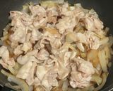 豚バラ肉と玉ねぎの【生姜焼き】作り方4写真