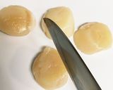 冷凍ほたての美味しい解凍 ほたてのお刺身作り方6写真