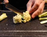 【旬野菜のチーズリゾット】作り方1写真