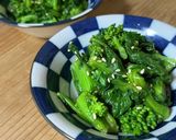 春よ来い。菜の花のからし胡麻和え♪作り方4写真