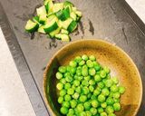 火を使わない♪クスクスのバジルサラダ風作り方2写真