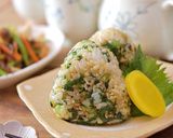 高菜じゃこのもち麦おにぎり作り方6写真