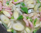 簡単♡ねぎとベーコンのパスタ作り方4写真