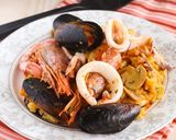 フライパンで簡単♪我が家のパエリア作り方7写真