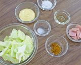 簡単アレンジ！コールスローカレー味作り方1写真
