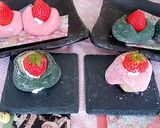 よもぎと苺の♪　お雛祭り大福　♪作り方17写真