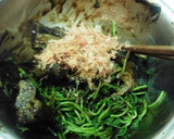 焼きナスと豆苗の味噌ゴマ和え作り方5写真