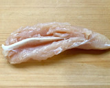 ささ身・えのき・パプリカの胡麻マヨ和え作り方1写真