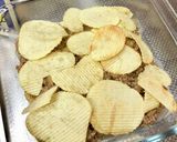 ポテチとひき肉のはさみ焼き作り方7写真