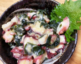 簡単！わかめとタコのからし酢味噌和え作り方5写真
