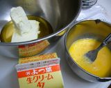 プリンみたいな❤メープルチーズケーキ作り方1写真