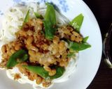 絹さやの納豆和え作り方4写真