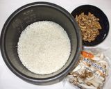 くるみ炊き込みご飯♪簡単足腰痛い漢方薬膳作り方1写真