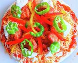 鶏の唐揚げピザ作り方6写真