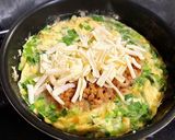スタミナ満点！納豆とニラのチーズオムレツ作り方4写真