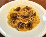 しらすとコラトゥーラ（魚醤）のパスタ　作り方6写真