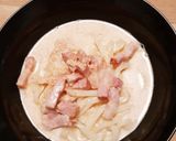 簡単♪ベーコンのピリ辛明太うどん作り方5写真