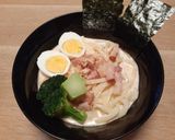 簡単♪ベーコンのピリ辛明太うどん作り方6写真