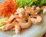 海老と白身魚のレモンクリーム煮作り方1写真
