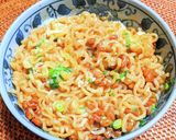 納豆チーズ辛ラーメン作り方7写真