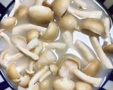 水菜としめじのオートミール粥　白だし味作り方3写真