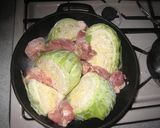キャベツと鶏肉の蒸し煮作り方1写真