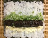超簡単☆旨味堪能！ハンバーグ海苔巻き♪♪作り方6写真