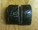 超簡単☆旨味堪能！ハンバーグ海苔巻き♪♪作り方10写真
