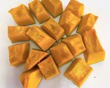 かぼちゃの味噌ミルク煮作り方1写真