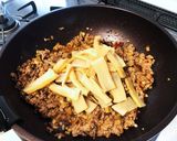 挽肉のあんかけ！からしそばー♫作り方4写真