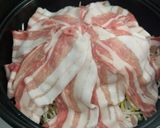 もやしと豚バラの簡単蒸し鍋作り方3写真