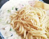 子供喜ぶ☆豆乳クリームパスタ作り方9写真