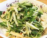 大根と水菜と油揚げのシャキシャキサラダ作り方6写真