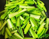 小松菜と油揚げの炒め物作り方3写真