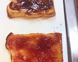ジャムバター＆こしあんチーズのトースト作り方1写真