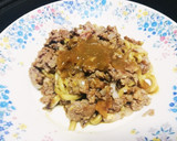 ばあばｧの昼カレー焼きうどん！ゆりさん風作り方4写真