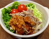 【濃厚】BBQプルドポーク丼作り方1写真