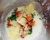 バジルとドライトマトのかき揚げ作り方3写真