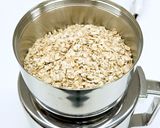 自家製オートミール粉100％のパンケーキ作り方1写真