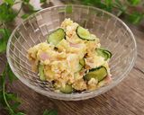 レンジで簡単！お手軽 明太ポテトサラダ作り方4写真
