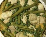 フライパンで作る！鶏肉のパエリャ作り方10写真