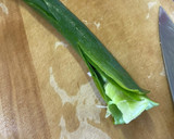 #旬の#長ネギ緑色の葉先の味噌炒め作り方1写真