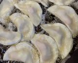 チーズとハムとお餅の揚げ餃子作り方4写真